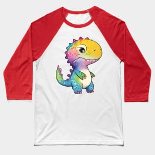 Cute Rex Polkadot Baseball T-Shirt